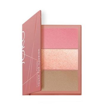 Paleta de Conturare - Joko Contouring Palette Touch of Illusion 3in1, nuanta Pink_01, 10.5 g de firma original