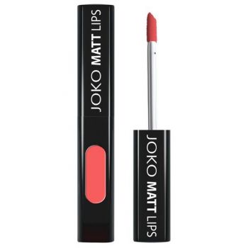 Ruj Lichid Matifiant - Joko Liquide Lipstick Matt Lips, nuanta 062 Bad Girl, 5 ml