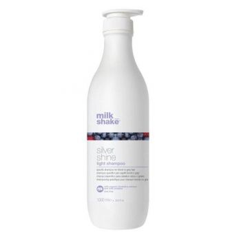 Sampon pentru Par Blond, Gri sau Alb - Milk Shake Silver Shine Light Shampoo, 1000 ml de firma original