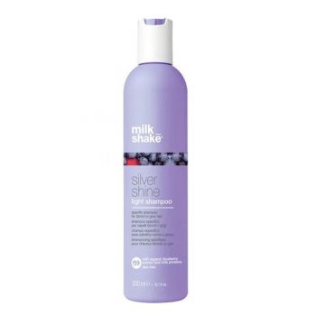 Sampon pentru Par Blond, Gri sau Alb - Milk Shake Silver Shine Light, 300 ml ieftin