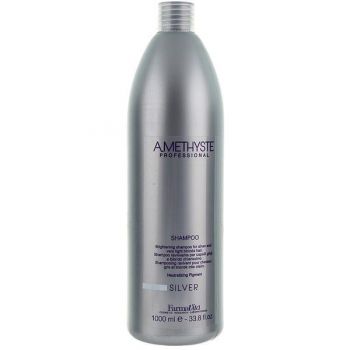 Sampon profesional revitalizant pentru par blond si gri, FarmaVita Amethyste Professional Silver Shampoo, 1000 ml