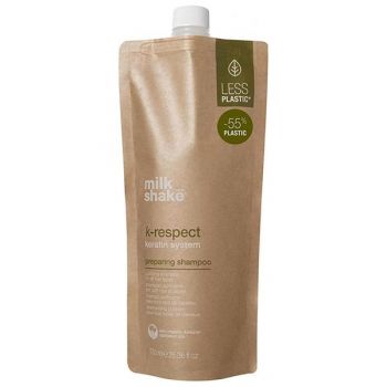 Sampon Purificator pentru Toate Tipurile de Par - Milk Shake K-Respect Keratin System Preparing Shampoo, 750 ml