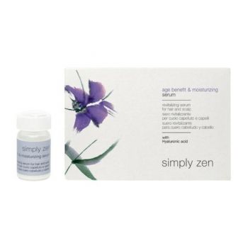 Ser Revitalizant pentru Par si Scalp Milk Shake - Simply Zen Age Benefit amd Moisturizing Serum, 12 fiole x 5 ml la reducere