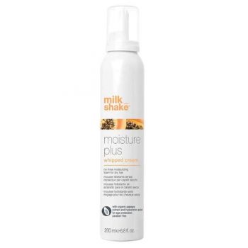 Spuma Hidratanta Fara Clatire pentru Par Uscat - Milk Shake Moisture Plus Whipped Cream, 200 ml de firma originala