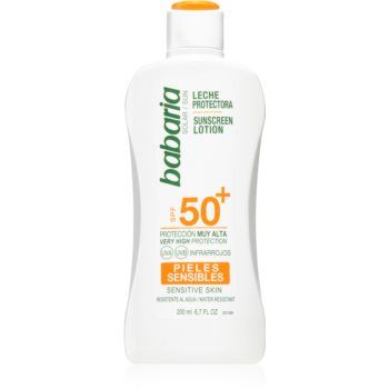 Babaria Sun Sensitive lapte de curățat, pentru piele sensibilă SPF 50+ de firma originala