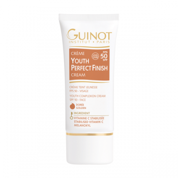 Crema corectoare Guinot Youth Perfect Finish Cream SPF50 Golden efect antiage si hidratare 30ml