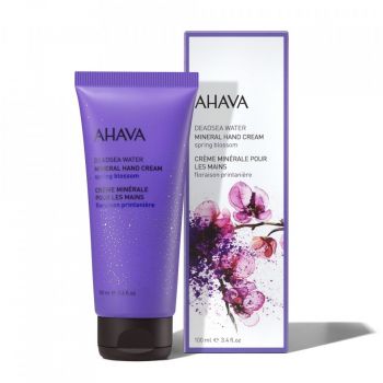 Cremă de mâini pe bază de minerale Ahava Spring Blossom Deadsea Water (Concentratie: Crema, Gramaj: 100 ml)