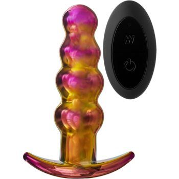 Dream Toys Glamour Glass Remote Beaded vibrator anal