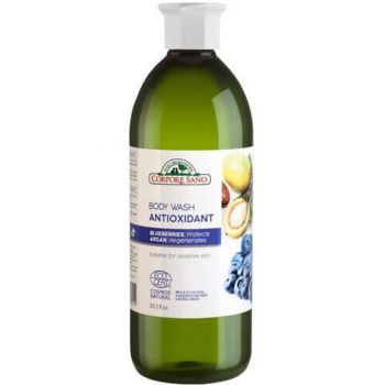 Gel de Dus Antioxidant cu Afine si Argan Corpore Sano, 600 ml