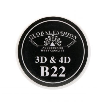 Gel plastilina 4D Global Fashion, negru 7g, B22 ieftin