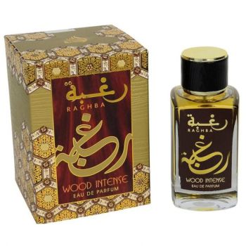 Lattafa Perfumes Raghba Wood Intense Apa de Parfum, Barbati, 100ml (Concentratie: Apa de Parfum, Gramaj: 100 ml)