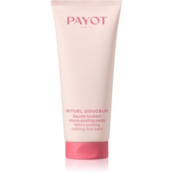 Payot Rituel Douceur Baume Fondant Micro-Peeling Pieds crema pentru exfoliere pentru tălpile picioarelor