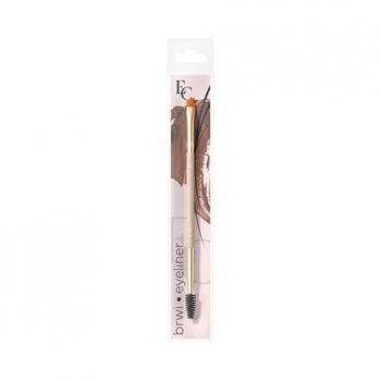 Pensula pentru machiajul sprancenelor si aplicarea creionului de ochi Eveline Cosmetics