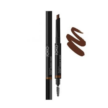 Creion Contur Sprancene cu Periuta - Joko Brow Pencil Expert Colour & Shape, nuanta #2, 5 g