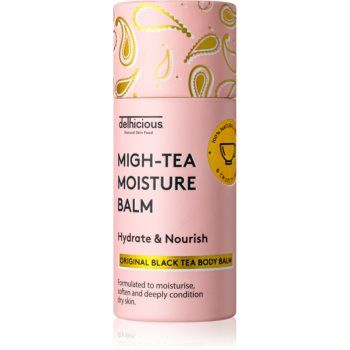 delhicious MIGH-TEA MOISTURE BALM balsam de corp intens hidratant pentru piele uscata si sensibila de firma originala