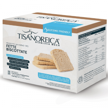 Paine crocanta Gianluca Mech Tisanoreica Fette Biscottate Glycemic Friendly 120gr
