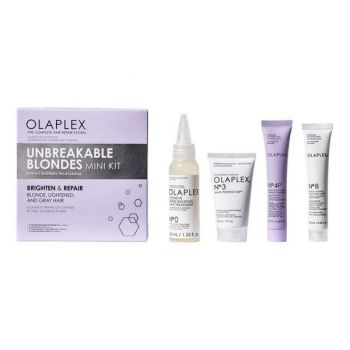 Set Cosmetic - Olaplex Unbreakable Blondes Mini Kit Brighten & Repair, 1 pachet