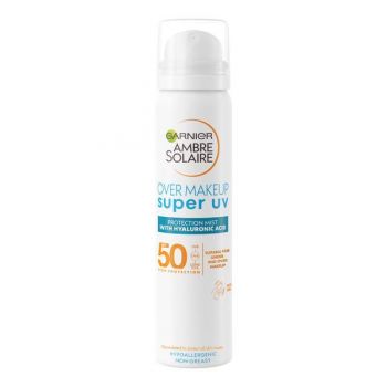 Spray pentru fata Super UV Ambre Solaire, SPF 50, Garnier, 75 ml