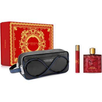 Versace Eros Flame set cadou pentru bărbați
