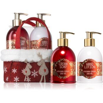 Vivian Gray Red Christmas set cadou(de maini) ieftina