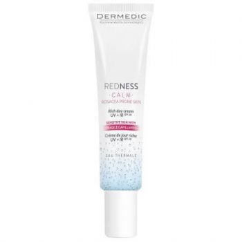 Crema de zi UV+IR SPF 20 pentru piele cuperozica Redness Calm, 40 ml, Dermedic