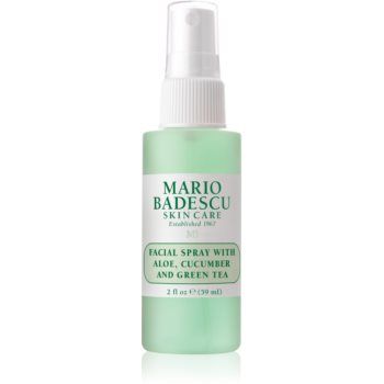 Mario Badescu Facial Spray with Aloe, Cucumber and Green Tea apă de față revigorantă pentru ten obosit