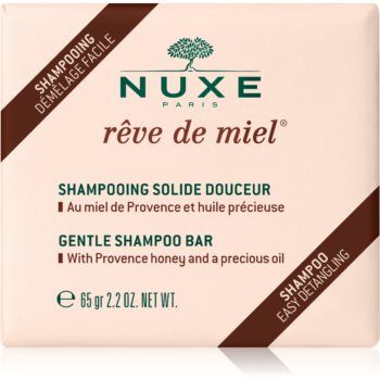 Nuxe Rêve de Miel șampon solid pentru un par stralucitor si catifelat