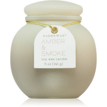 Paddywax Orb Amber & Smoke lumânare parfumată