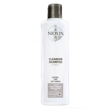 Sampon Impotriva Caderii Usoare pentru Parul Natural cu Aspect Subtiat - Nioxin System 1 Cleanser Shampoo, 300 ml la reducere