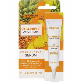 Ser Contur Ochi cu Vitamina C, Efect anticearcan, Creightons Superfruits, 15 ml de firma originala