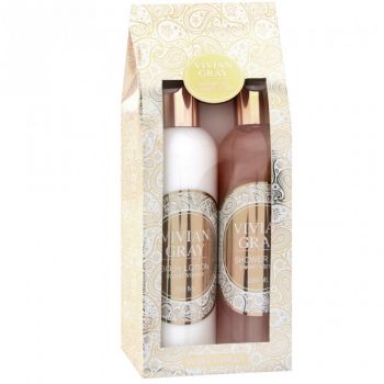 Set cadou Vivian Gray Romance Vanilla & Patchouli, Gel de dus, 250 ml + Lotiune de corp, 250 ml ieftin