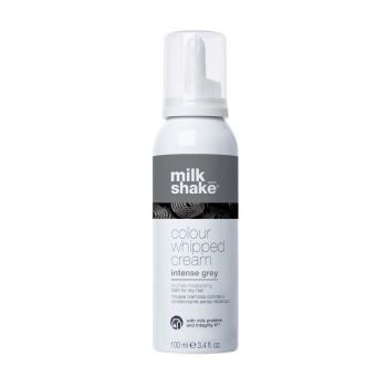 Spuma nuantatoare Milk Shake Colour Whipped Cream (Gramaj: 100 ml, Culoare vopsea: Intense Grey)