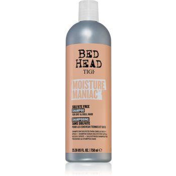 TIGI Bed Head Moisture Maniac Sampon pentru curatare si hranire a parului pentru par uscat