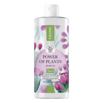 Apa micelara 3in1, cu efect netezitor Lirene Power of Plants, 400 ml Apa micelara 3in1, cu efect netezitor Lirene Power of Plants, 400 ml