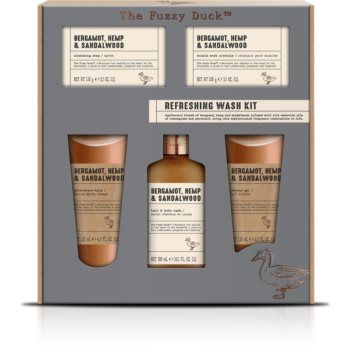 Baylis & Harding The Fuzzy Duck Men's Hemp & Bergamot set cadou (pentru corp) pentru bărbați