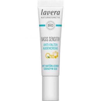 Crema Antirid pentru Ochi cu Coenzima Q10 - Basis Sensitiv Lavera, 15 ml ieftin