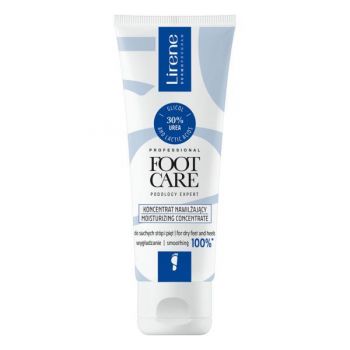 Crema concentrata pentru hidratarea picioarelor, 30% uree Lirene Foot Care, 75ml