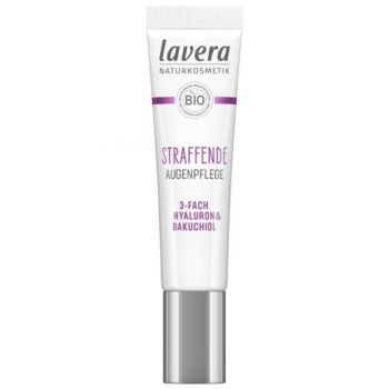 Crema de Ochi Antirid cu Acid Hialuronic si Bakuchiol - Firming Eye Cream Lavera, 15 ml la reducere