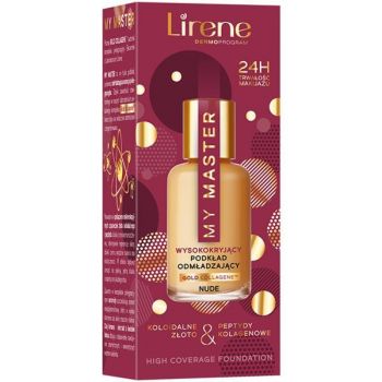 Fond de ten cu aur coloial si colagen - acoperire mare 03 Nude My Master, 30ml