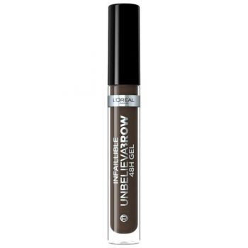 Gel pentru Sprancene - L'Oreal Paris Unbelieva Brow, nuanta 3.0 Brunette, 3,4 ml