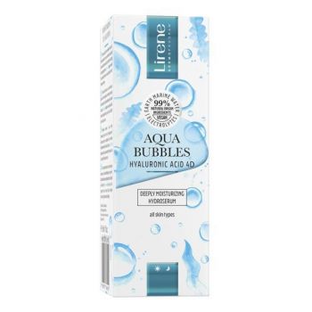 Hidro-ser cu acid hialuronic (pipeta) Lirene Aqua Bubbles, 30 ml ieftin