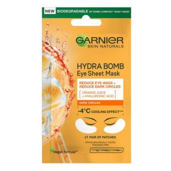 Masca de ochi cu extract de portocale Hydra Bomb Skin Naturals, Garnier, 6 g