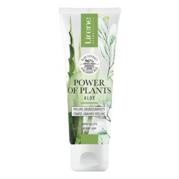 Peeling facial cu granulatie grosiera Lirene Power of Plants, 75ml ieftin