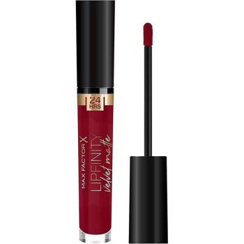 Ruj Lichid - Max Factor Velvet Matte, nuanta 90 Red Allure, 3.5 ml de firma original