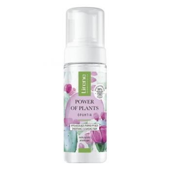 Spuma densa pentru curatare faciala Lirene Power of Plants, 150ml ieftin