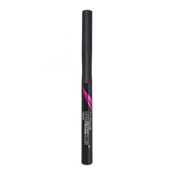 Tus de Ochi Carioca - Maybelline New York Master Precise All Day Waterproof Eyeliner, nuanta Black, 6 ml