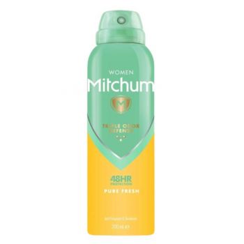 Deodorant Antiperspirant Spray - Mitchum Pure Fresh Women Deodorant Spray 48hr, 200 ml