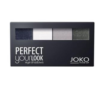 Fard de Pleoape cu Patru Culori - Joko Perfect Your Look Quattro Eye Shadow, nuanta 400, 5 g