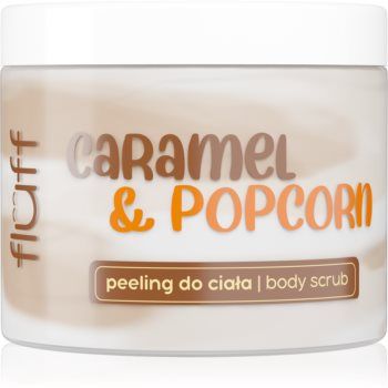 Fluff Caramel & Popcorn exfoliant pentru corp ieftin