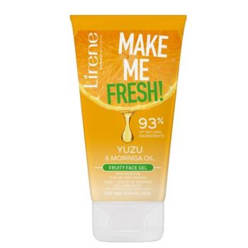 Gel de Curatare Faciala - Lirene Dermo Program Make Me Fresh! Yuzu & Moringa Oil, 150 ml